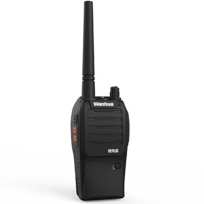 Wanhua S6 Black 4G POC Walkie Talkie con batería Li-ion de 3,7 V y banda doble UHF / VHF