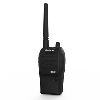Wanhua S6 Black 4G POC Walkie Talkie con batería Li-ion de 3,7 V y banda doble UHF / VHF
