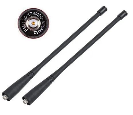 Superbat VHF UHF Antenna plegable CS Táctica de doble banda ligero 10g PC Material ABS