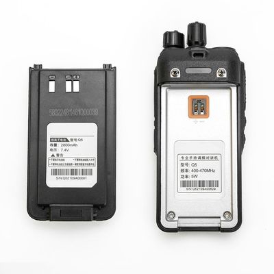 Radio portátil UHF VHF de dos vías de gran capacidad para senderismo, camping, restaurante, intercomunicadores