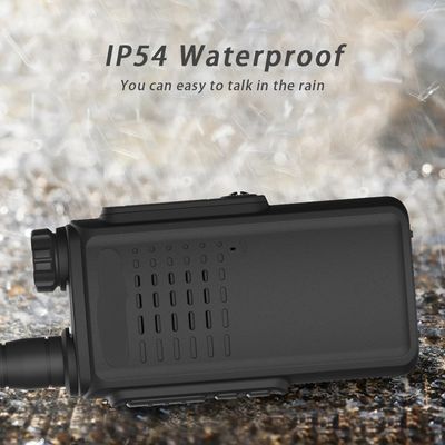 Tipo de terminal portátil 5W de banda doble UHF Walkie Talkie para comunicación de intercomunicadores
