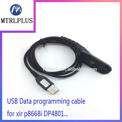 Cable de programación USB fuerte y flexible para DP8668i 328D DP4801e USB de estilo terminal