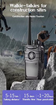 Sistema de intercomunicación Walkie Talkie portátil para mostrador bancario 103*61*33MM 16 canales de almacenamiento