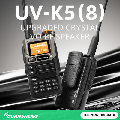 VHF UHF Quansheng UV-K58 Dual Band Walkie Talkie Radio de dos vías con 200 canales de almacenamiento