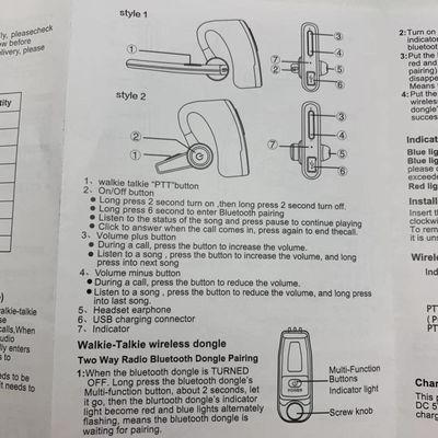 Audífonos inalámbricos de radio de dos vías para XIR P8608 P8668I DP4801 Tipo Walkie Talkie