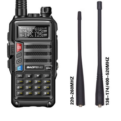 Vehículo de dos vías VHF UHF Tipo de frecuencia 3.7V Voltado de funcionamiento