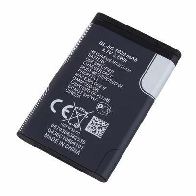 Batería recargable de iones de litio BL-5C para Nokia1100 1600 E60 N70 En stock y asequible