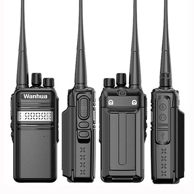 Radio portátil de dos vías WANHUA530 Cargador de banda doble tipo C 5W Transceptor de largo alcance