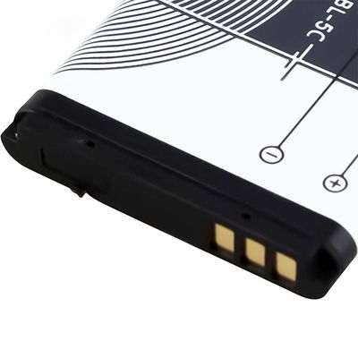 Baterías recargables para teléfonos móviles BL-5C Liion para Nokia 6600 6230 3650 E50 N70 1100 6268 E70 3.7V 1020mAh