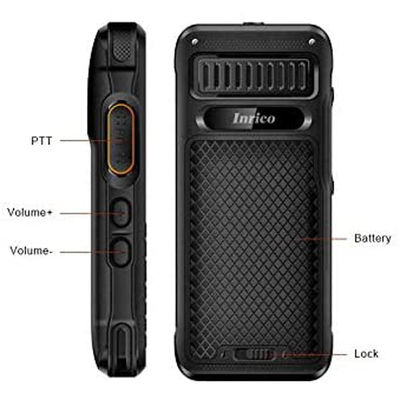 Red 4G Radio de dos vías Zello T310 Rugged 4G Poc teléfono móvil con teclado pequeño de 2.4 pulgadas