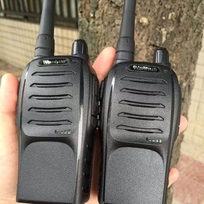 Frecuencia UHF Tipo 2W Potencia de salida Radios Walkie-Talkie Wanhua WH27