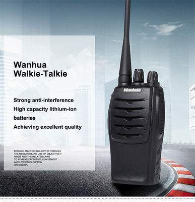 Wanhua WH27 Walkie Talkie de largo alcance Radio bidireccional con rango de temperatura de -30 a 60 °C