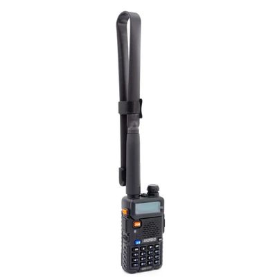 VHF/UHF 144/527MHz Walkie Talkie Antenna con diseño plegable y potencia de salida de 1W