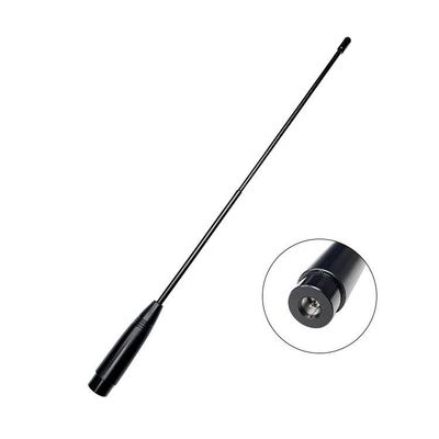 1.5W Potencia de salida Banda doble VHF/UHF 144/430MHz Antenna de radio móvil con látigo flexible
