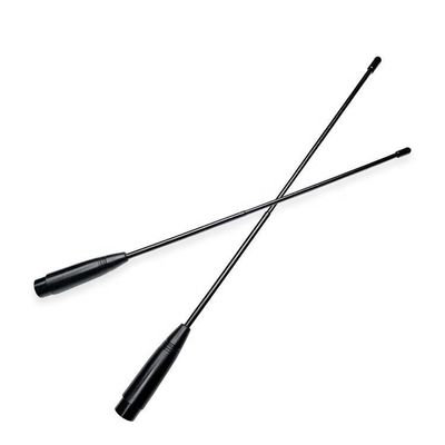 1.5W Potencia de salida Banda doble VHF/UHF 144/430MHz Antenna de radio móvil con látigo flexible