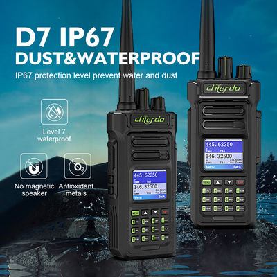GPS IP67 Digital Walkie Talkie para la comunicación con transceptores VHF UHF 150*64*40mm