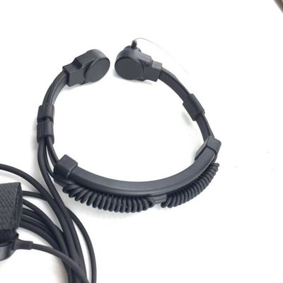 Motorola MTP3150 3250 6750 Micrófono de garganta pesado con auriculares de tubo acústico