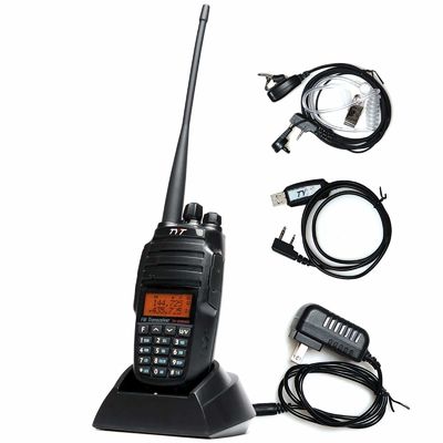Receptor de radio FM al aire libre TYT UV-8000D de banda doble Walkie-Talkie portátil con pantalla