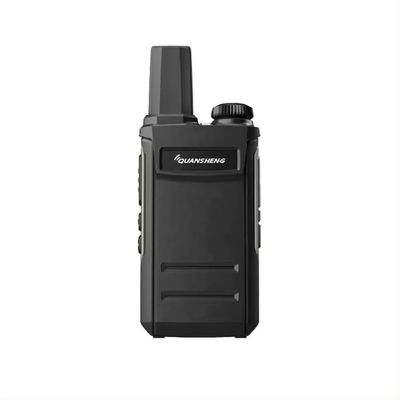 1 a 3 km de alcance de conversación QuanSheng TG-A1 Transmisor inalámbrico de largo alcance profesional Walkie Talkie portátil negro
