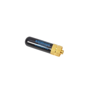 Tamaño pequeño Diamante SRH 805S 4.5cm Mini cañón de acero pulgar corto 2.4G Way Radio FM Antena