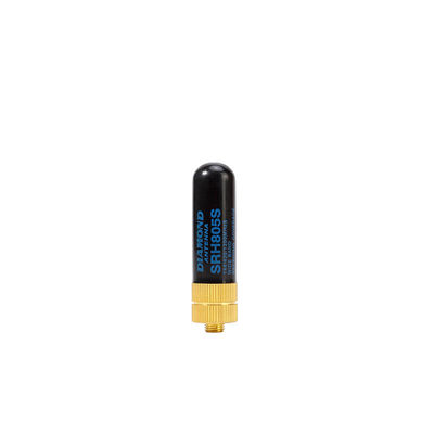 Tamaño pequeño Diamante SRH 805S 4.5cm Mini cañón de acero pulgar corto 2.4G Way Radio FM Antena