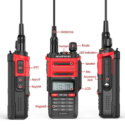 Radio móvil digital Walkie Talkie Baofeng BF UV 9R UV9R PRO IP68 Transceptor a prueba de agua