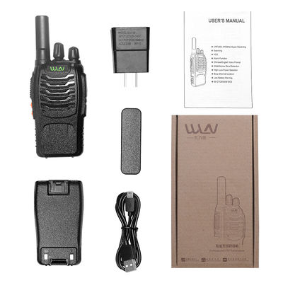 WLN KD-C888Pro Walkie Talkie de 16 canales con rango de conversación de 3-5KM y 16 canales de almacenamiento