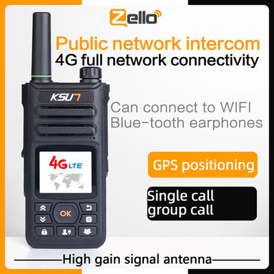 GPS WiFi Red POC Walkie Talkie 4G POC Radio bidireccional con comunicación de largo alcance