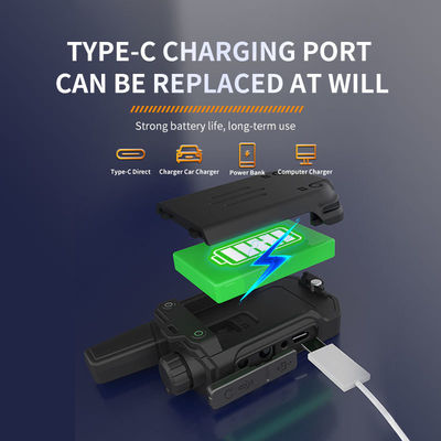 2W doble PTT sin licencia TC18 portátil niños radio 3KM cifrado walkie-talkies