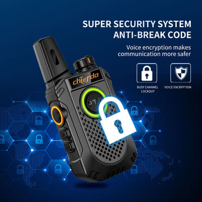 2W doble PTT sin licencia TC18 portátil niños radio 3KM cifrado walkie-talkies