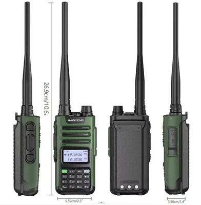 Baofeng UV-9R Pro T57 Walkie Talkie portátil de 10 W 3.7V Transceptor con batería de 2800 mAh