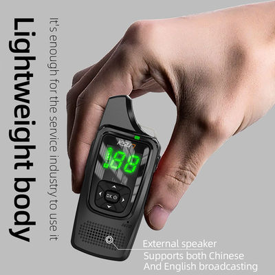 Tipo de terminal portátil Radio bidireccional KSUN V6 Con pantalla oculta UHF Inalámbrico portátil PTT