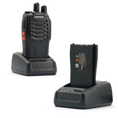 Baofeng original BF 888S Walkie Talkie Rango de frecuencia 400-470Hz con soporte de carga
