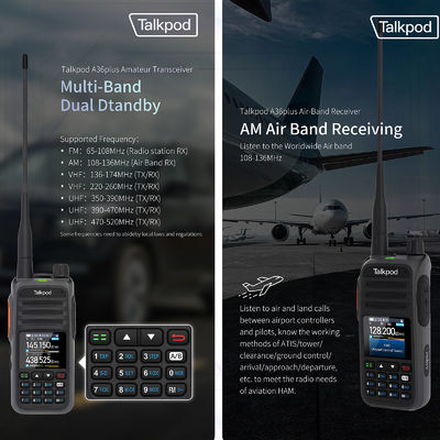 Muestra a color Multifunción A36plus Transceptor para adultos Largo alcance Recibir