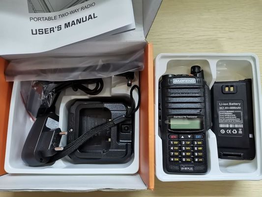 Baofeng UV-9R más 8W de banda doble Walkie Talkie portátil para 100 millas de largo alcance