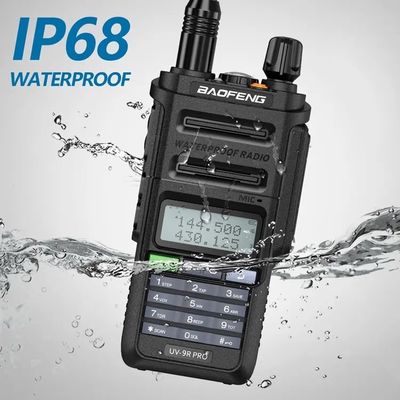 GMRS Walkie Talkie Tipo Baofeng UV-9R PRO A prueba de agua IP68 Radio de largo alcance UHF/VHF