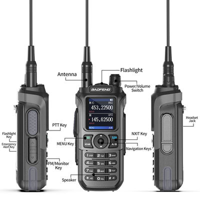 Baofeng Radio de Jamón UV-21 PRO V2 Walkie Talkie Radio inalámbrico de larga distancia de dos vías