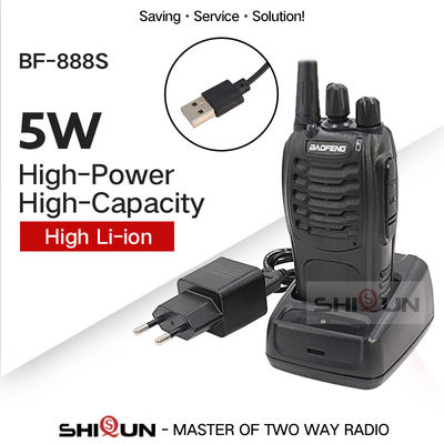 BF-888s Baofeng Walkie Talkie Dual Band Radio de Jamón BF888S Transceptor UHF Radio de dos vías