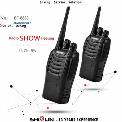 BF-888s Baofeng Walkie Talkie Dual Band Radio de Jamón BF888S Transceptor UHF Radio de dos vías