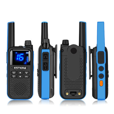 Aprobación CE KST AT100 Walkie Talkie a prueba de agua con auricular de dientes azules para T82 T80 T62