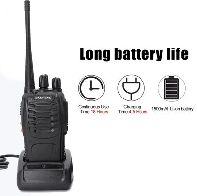 BAOFENG BF-888S Banda única 400-470mhz Radio portátil de dos vías Walkie Talkie