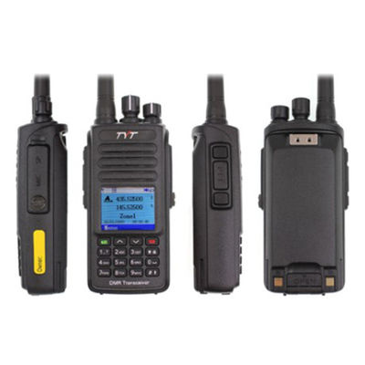 DMR Banda doble IP67 GPS impermeable Opcional 100000 Contactos 131mm*61mm*36mm Radio digital