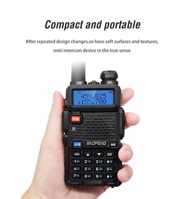 5 colores Vhf Walkie Talkie Dual Band Digital Baofeng Uv-5r Radio de dos vías para Radio de Jamón