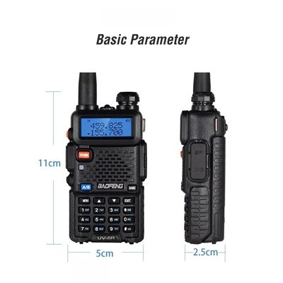 5 colores Vhf Walkie Talkie Dual Band Digital Baofeng Uv-5r Radio de dos vías para Radio de Jamón