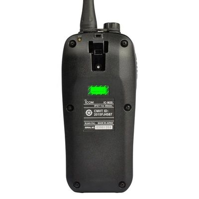 Intercomunicador portátil marino IC-M25 Walkie Talkie 5W 128 / 16 canales impermeable portátil negro en 2024