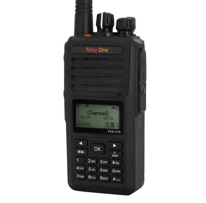 Radio portátil Dmr de dos vías con intercomunicador digital impermeable IP67