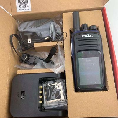 1800 mAh Capacidad de batería Walkie Talkie Android 9.0 N58 con 4G de largo alcance y GPS