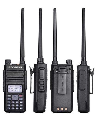 DMR VHF/UHF Baofeng DM-1801 Walkie Talkie portátil de banda doble para intercomunicador de señal digital