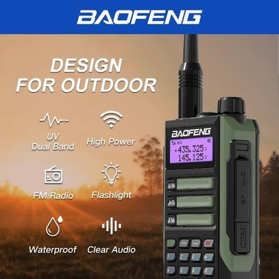 2024 BaoFeng UV-16 PRO High Power TYPE-C Walkie Talkie con color negro y salida de 5W