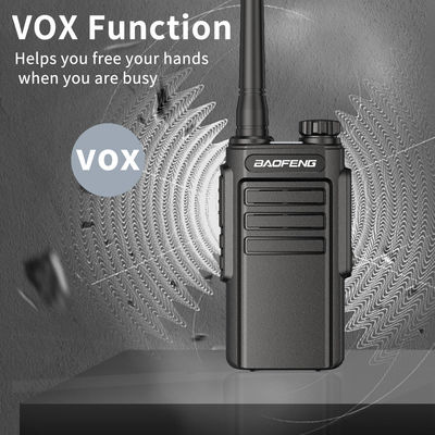 UHF 400-470MHz Walkie Talkie portátil Tipo C Carga de actualización de radio BF-888S para exteriores